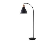 Lindby - Trebale Stehleuchte Black/Light Wood