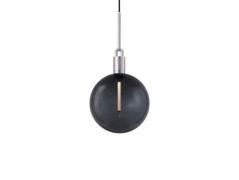 Buster+Punch - Forked Globe Pendelleuchte Dim. Large Smoked/Steel Bust...