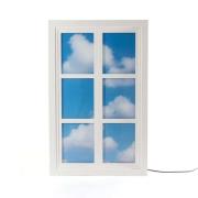 Seletti - Window 3 Wand-/Stehleuchte White/Light Blue