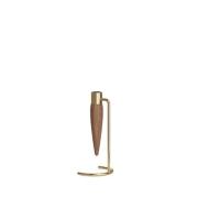 Audo Copenhagen - Umanoff Candle Holder Polished Brass/Walnut
