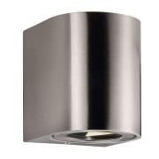 Nordlux - Canto 2 Wandleuchte Stainless Steel