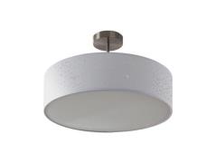 Lindby - Umma Deckenleuchte H30 White/Satin Nickel