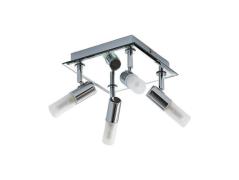 Lindby - Zela 4 Deckenleuchte Chrome/White