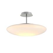 Lindby - Gunda Deckenleuchte Opal/Nickel/Chrome