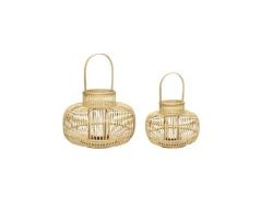 Hübsch - Desert Lanterns 2 pcs. Nature