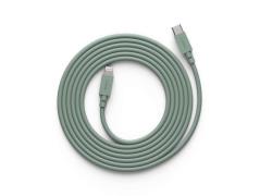 Avolt - Cable 1 USB-C to Lightning 2m Oak Green