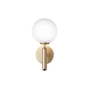 Nuura - Miira Wandleuchte Brass/Opal White