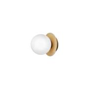 Nuura - Liila 1 Wand-/Deckenleuchte IP44 Small Nordic Gold/Opal