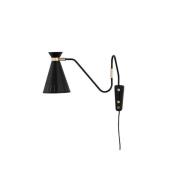 Warm Nordic - Cone Wandleuchte Black Noir