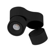 Arcchio - Rotari LED Aufgesetzter Spot 2x6,1W Schwarz