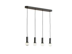 Lindby - Fipas 4 Pendelleuchte Black