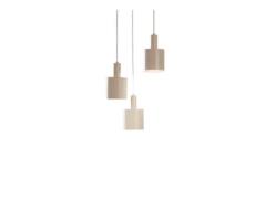 Lindby - Ovelia 3 Round Pendelleuchte Beige