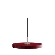 Umage - Asteria Plus Pendelleuchte Mini Ruby Rot/Stahl Top