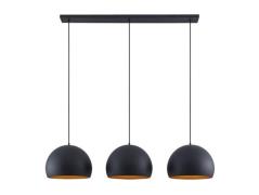 Lindby - Tarjei Pendelleuchte L146 Black/Gold