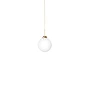 Nuura - Apiales 1 Pendelleuchte Large Brushed Brass/Opal