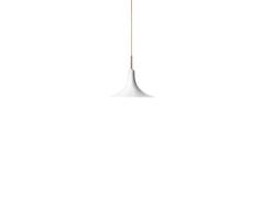 Nuura - Petalii 1 Pendelleuchte Small White/Polished Brass