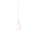 Nuura - Anoli 1 Pendelleuchte Small Nordic Gold/Opal White