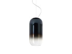 Artemide - Gople Pendelleuchte Blue Sapphire/Black