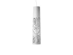 Foscarini - Tress Pendelleuchte Medium Weiß 2m