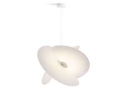 Luceplan - Levante Pendelleuchte Large Matt White/White