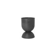 Ferm Living - Hourglass Pflanzentopf Medium Black