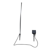 Lindby - Sabriel Straight Solarzellenlampe Schwarz