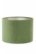 Shade cylinder 40-40-30 cm VELOURS dusty green (Grün)