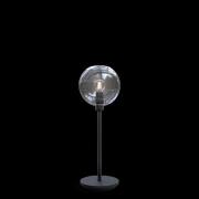 Table lamp Gloria black structure / clear glass (Schwarz)