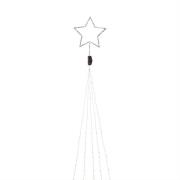 Christmas tree loop with star (Silber)
