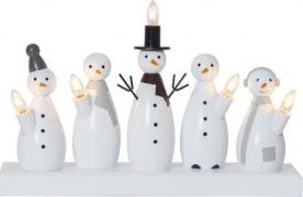 Snowman candlestick (Weiß)