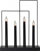 Candlestick Glossy Frame (Schwarz)