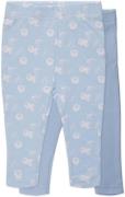 Tiny Treasure Lexi Leggings 2er-Pack, Baby Blue 68