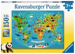 Ravensburger Puzzle Tiere Weltkarte 150 Teile