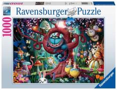 Ravensburger Puzzle Alice im Wunderland Fast alle sind verrückt 1000 T...