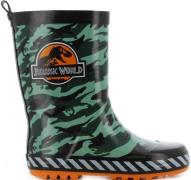 Jurassic World Gummistiefel, Schwarz/Grün, Größe 25, Kindergummistiefe...