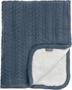 Vinter &  Bloom Babydecke Cuddly, Storm Blue, Kinderwagendecke