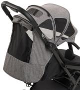 Beemoo Easy Fly/Easy Fly Lux Breezy Verdeck + Gurtschutz, Grey Mélange