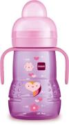 MAM Trainer Babyflasche 220 ml, Rosa