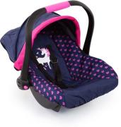 Bayer Design B Babyschale für Puppe Deluxe, Blau/Rosa