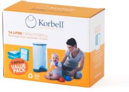 Korbell Refill Windeleimer 3er-Pack