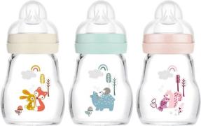 MAM Feel Good Babyflasche Glas 170 ml, Mix