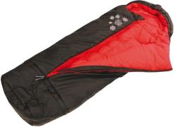 Fjellpulken Schlafsack, Schwarz / Rot