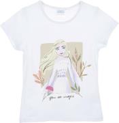 Disney Die Eiskönigin T-Shirt, White, 8 Jahre