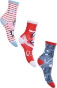 Peppa Wutz Socken 3er-Pack, Red/Blue/White, 31/34