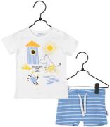 Mumin Set Gestreift, Light Blue, 62