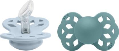 BIBS Infinity Schnuller 2er-Pack Gr. 1 Anatomical, Baby Blue/Island Se...