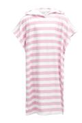 Saltabad Apelviken Badeponcho, Pink White, 2-4 Jahre