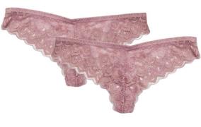 Milki String 2er-Pack, Dusty Pink XS