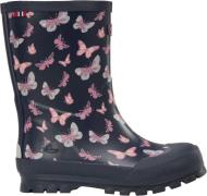 Viking Jolly Print Gummistiefel, Navy/Antique Rose, 26, Kindergummisti...