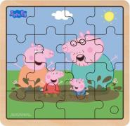 Peppa Wutz Holzpuzzle Matsch 16 Teile